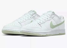 Nike Dunk Low Honeydew DV0831-105 Men's White Leather Lifestyle Shoes GBNC144 (White,10) Mens Sneakers & Athletic Shoes outlet