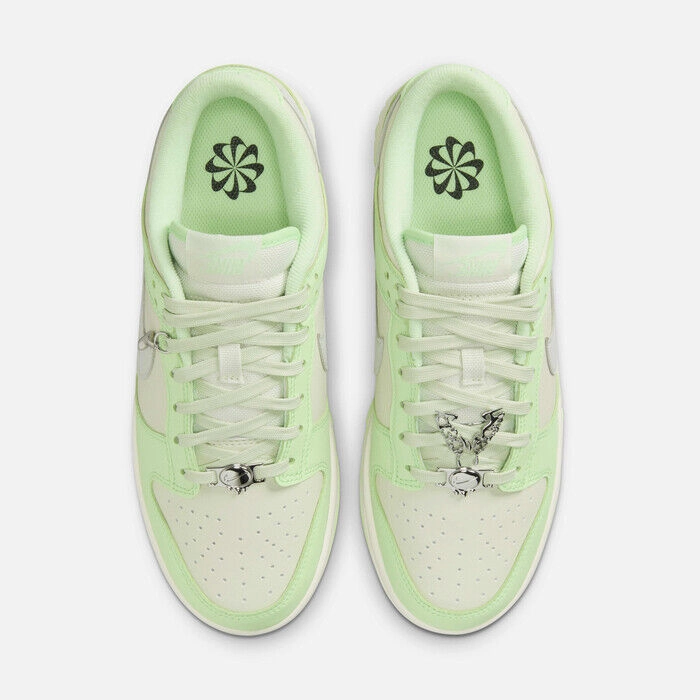 Nike Dunk Low Next Nature SE FN6344-001 Sneakers Women's Sea Glass Leather PSS45 (Green,12)