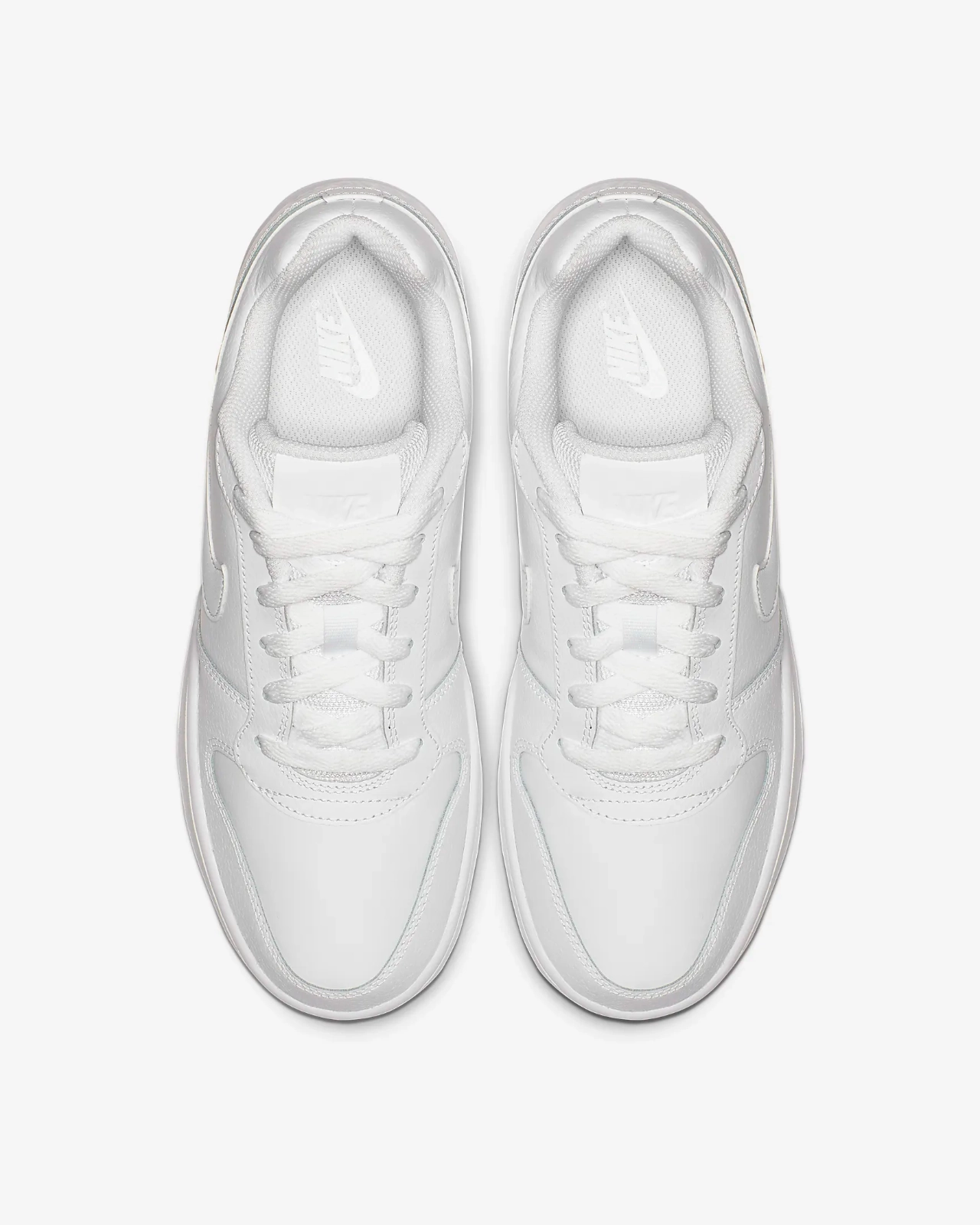 Nike Ebernon Low AQ1779-100 Sneakers Women's US 9 White Leather Shoes RHS2703