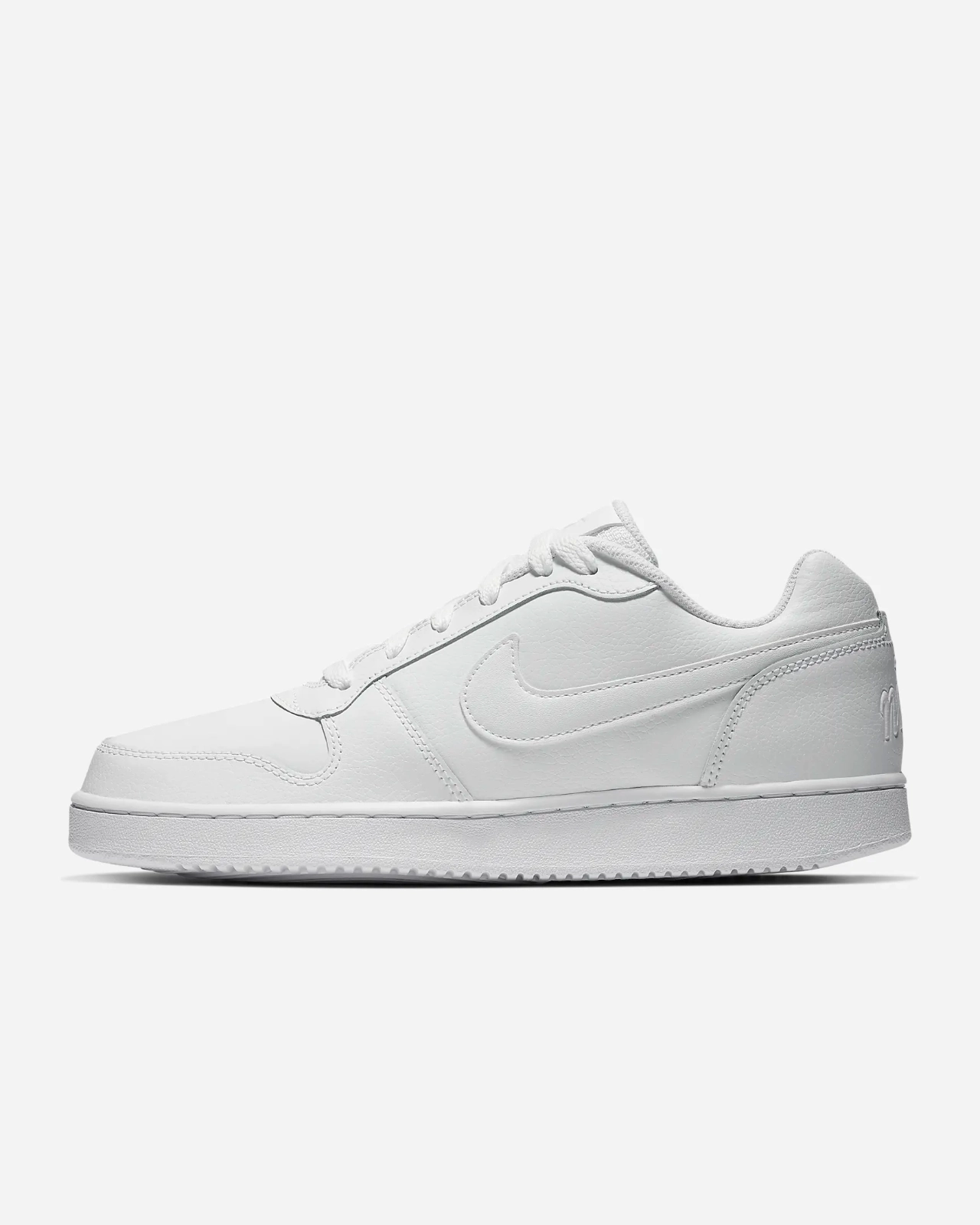 Nike Ebernon Low AQ1779-100 Sneakers Women's US 9 White Leather Shoes RHS2703