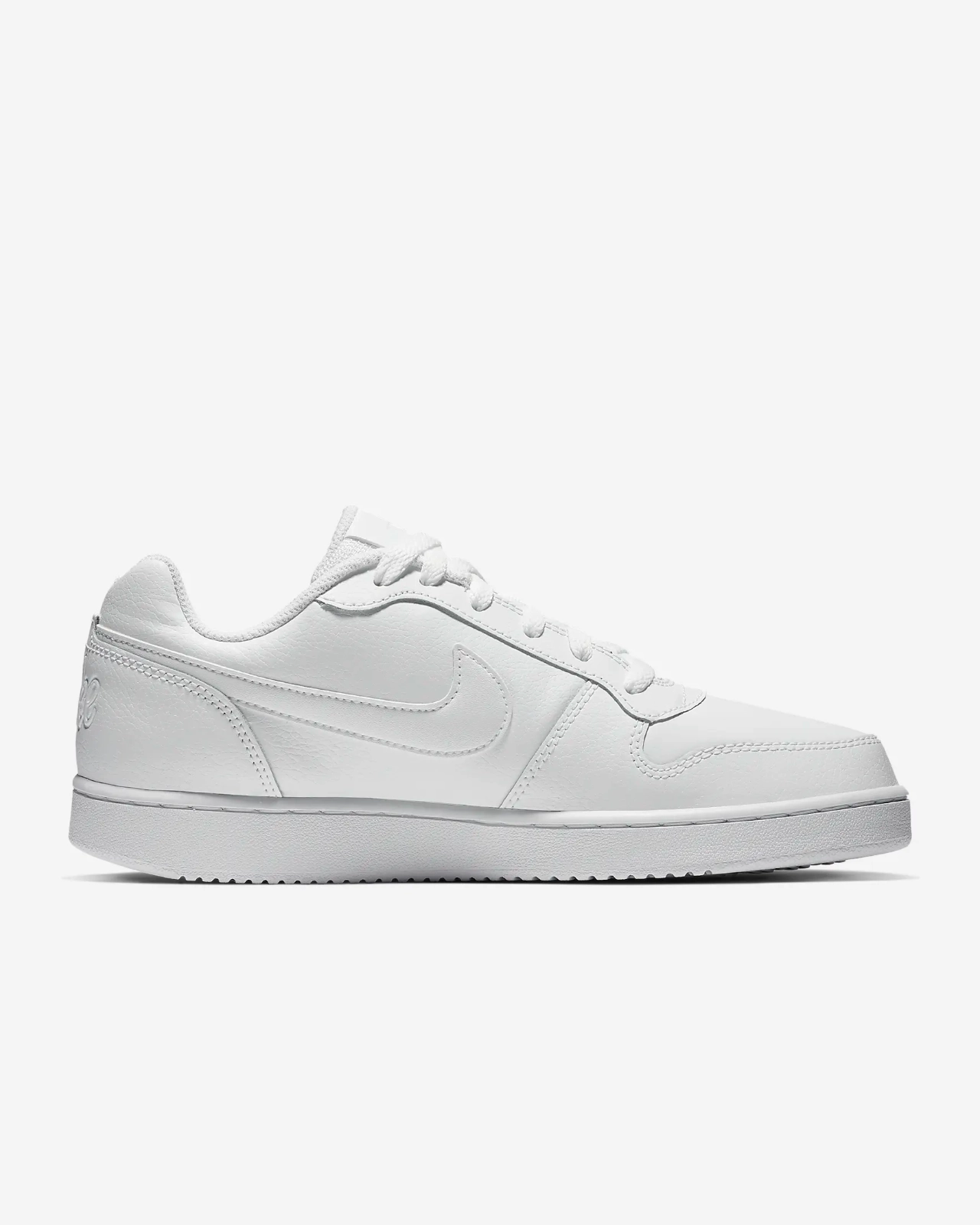 Nike Ebernon Low AQ1779-100 Sneakers Women's US 9 White Leather Shoes RHS2703