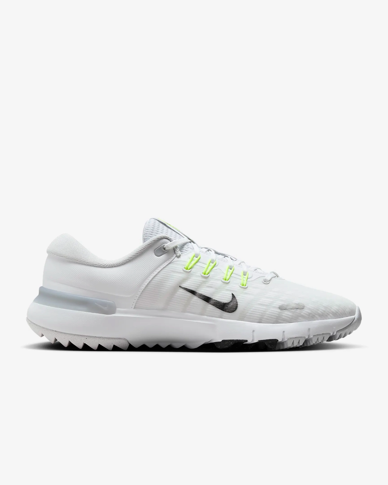 Nike Free Golf NN FQ7875-101 Sneaker Men's US 9 White Black Golf Shoes TF3840 (White,9)