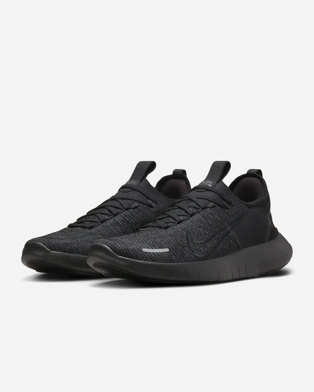 Nike Free RN NN FB1276-001 Sneaker Men Black Lace Up Comfort Road Running Shoes