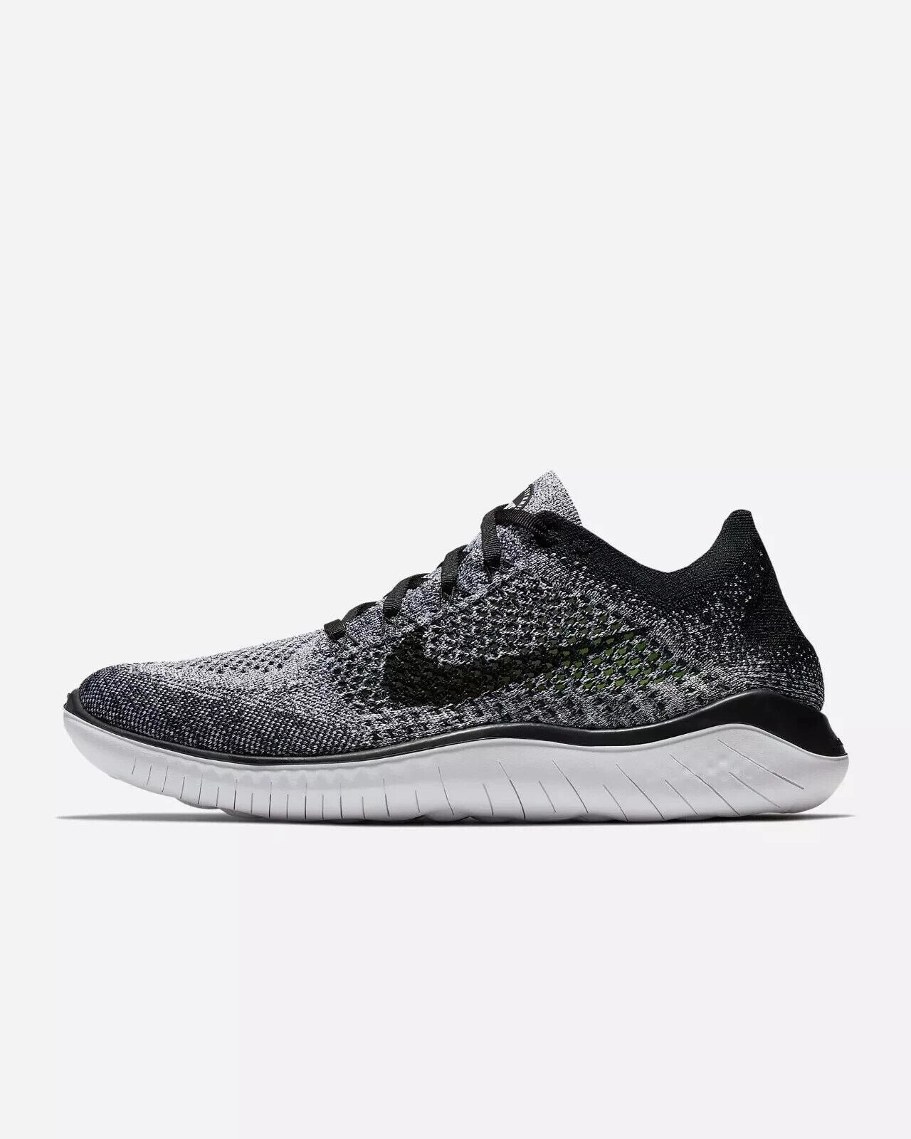 Nike Free Run Flyknit 2018 942838-101 Men's US 8.5 Gray Running Shoes GBNC202
