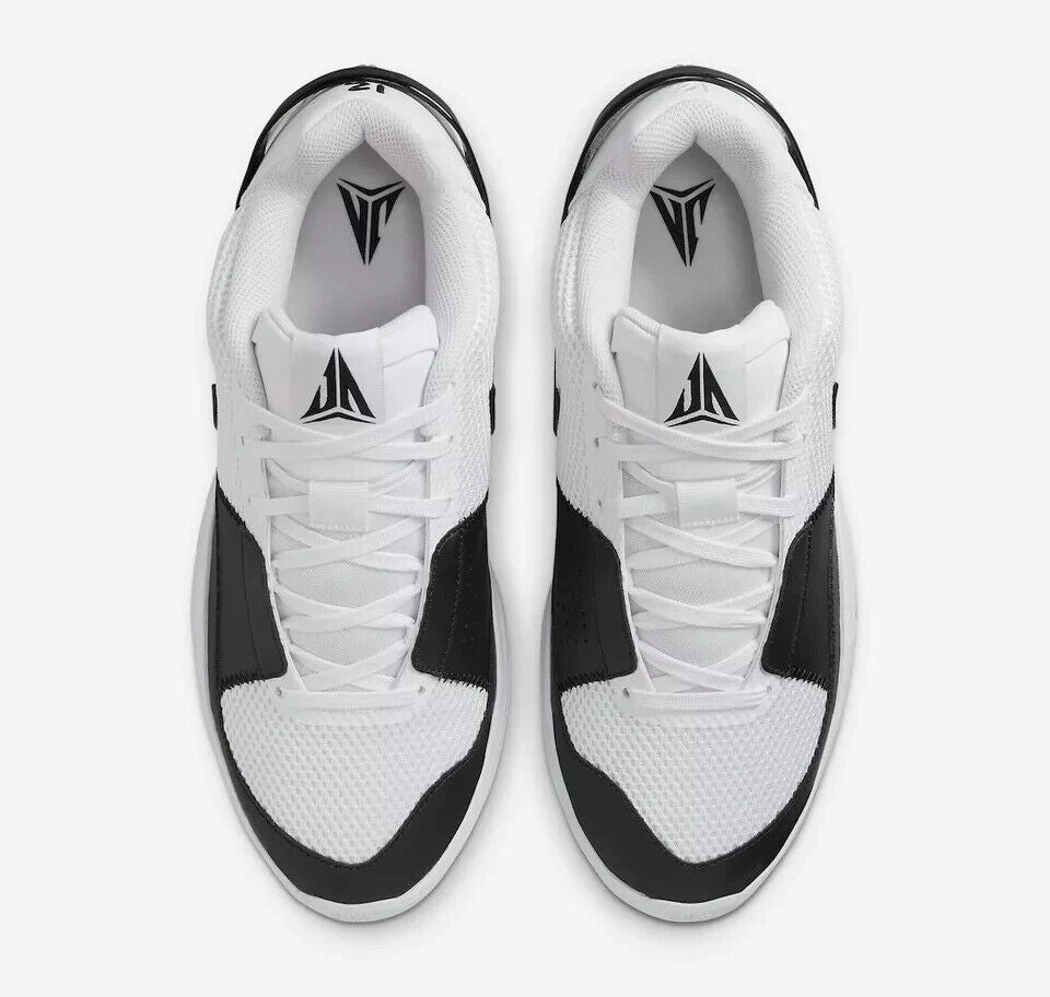 Nike Ja 1 Scratch 2.0 FQ4796-101 Sneaker Mens White Black Basketball Shoes FD773 (White,13)