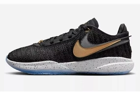 Nike LeBron 20 DJ5423-003 Sneaker Men Black Metallic Gold Basketball Shoes FD506 (Black,8.5) Mens Athletic Shoes clearance sale