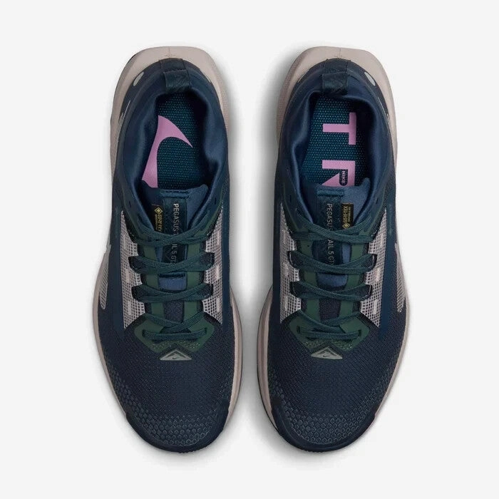 Nike Pegasus Trail 5 GORE-TEX FQ0912-400 Womens Navy Trail-Running Shoes DWA665