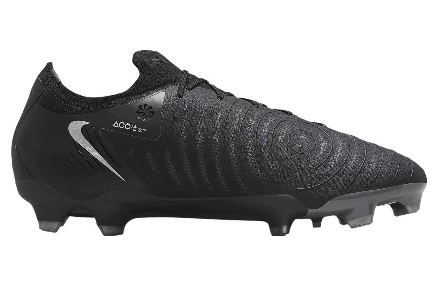 Nike Phantom GX 2 Pro FJ2563-001 Men's 7 Black Firm Ground Soccer Cleats TF3494