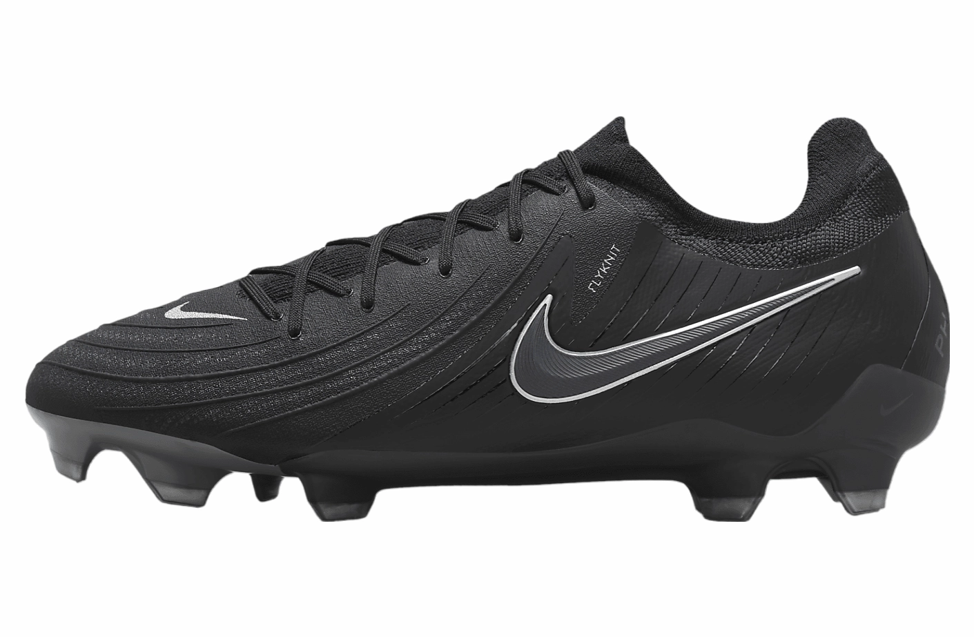 Nike Phantom GX 2 Pro FJ2563-001 Men's 7 Black Firm Ground Soccer Cleats TF3494