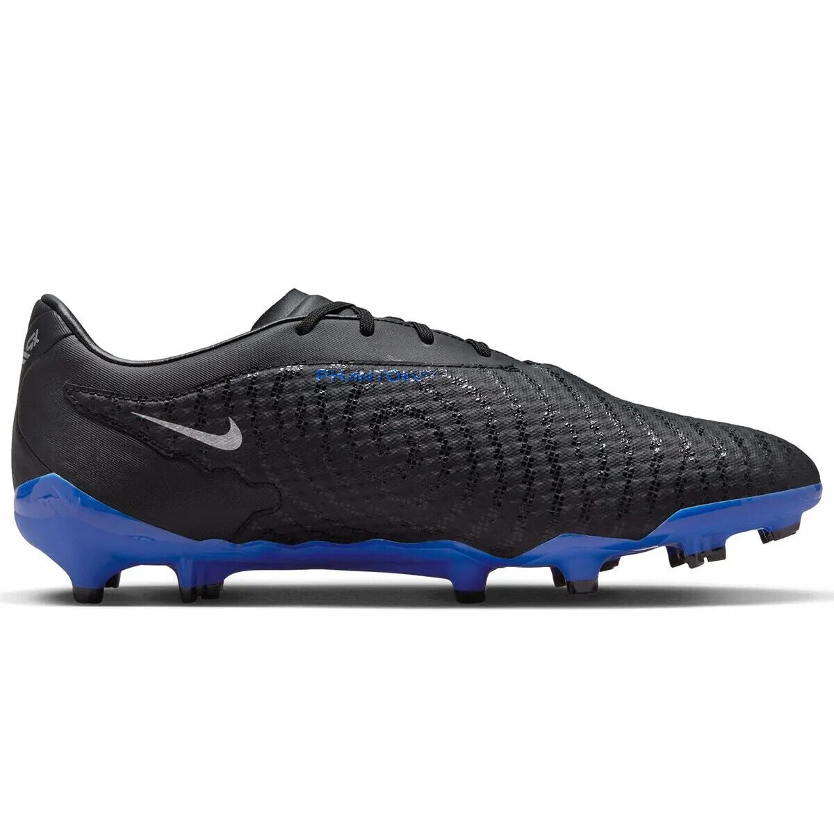 Nike Phantom GX Academy FG/MG DD9473-040 Men 4.5 Black Blue Soccer Cleats TF3448