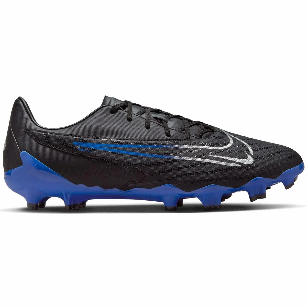 Nike Phantom GX Academy FG/MG DD9473-040 Men 4.5 Black Blue Soccer Cleats TF3448