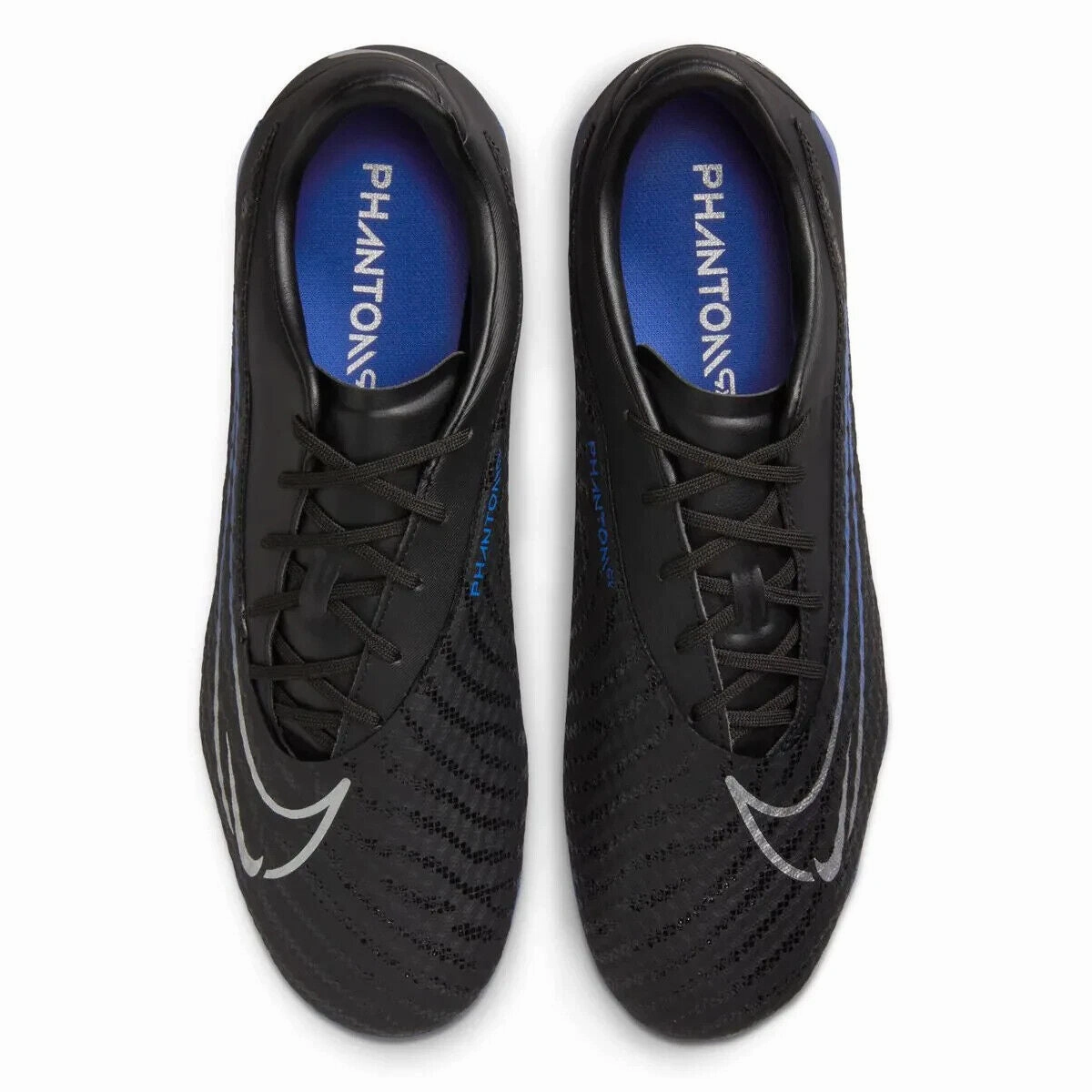 Nike Phantom GX Academy FG/MG DD9473-040 Men 4.5 Black Blue Soccer Cleats TF3448