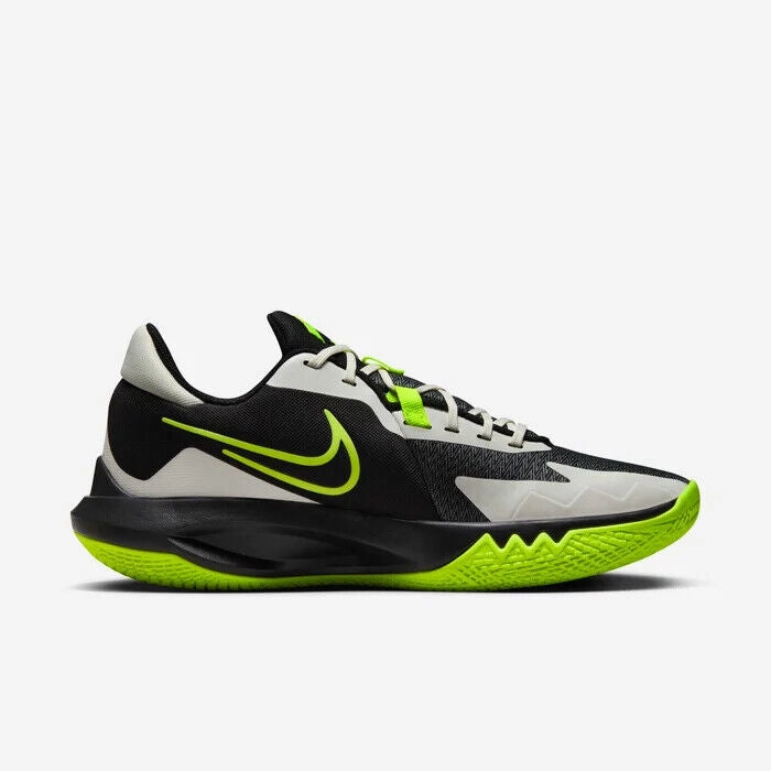 Nike Precision 6 DD9535-009 Sneaker Mens Black Volt Herringbone Basketball Shoes