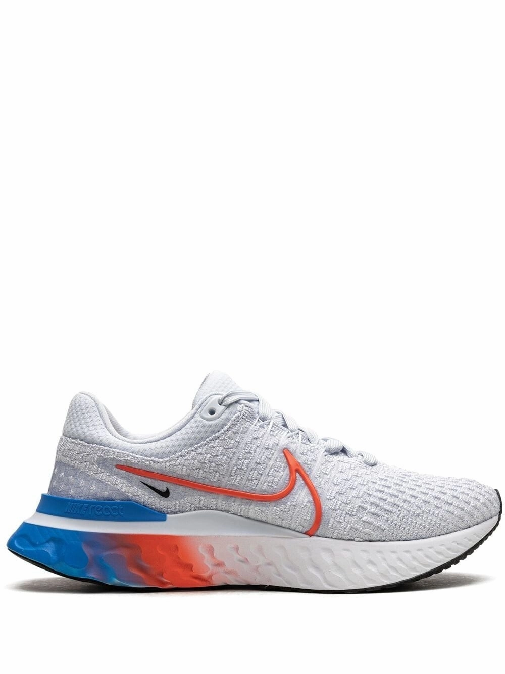 Nike React Infinity Run Flyknit 3 Sneakers Womens 11 Gray Running Shoes EEE4036