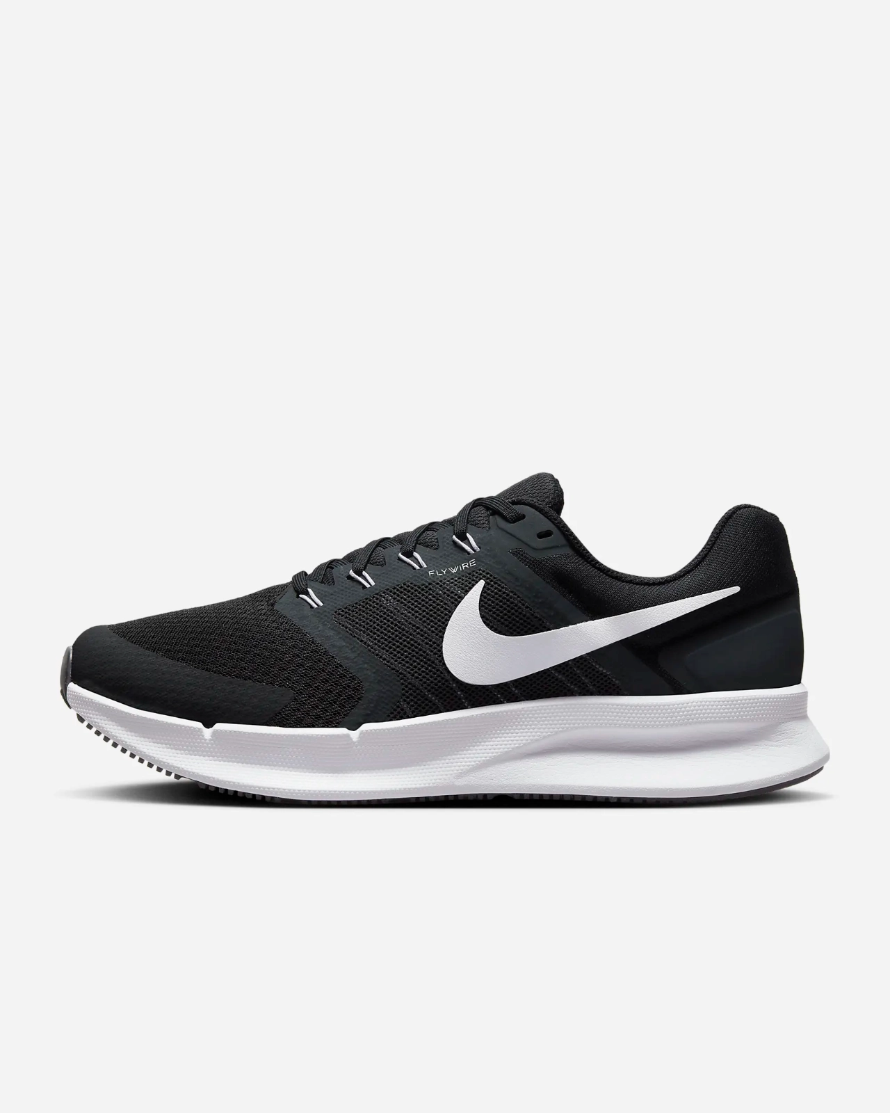 Nike Run Swift 3 DR2695-002 Sneaker Men's Black White Lace Up Road Running Shoes Mens Athletic Shoes clearance sale