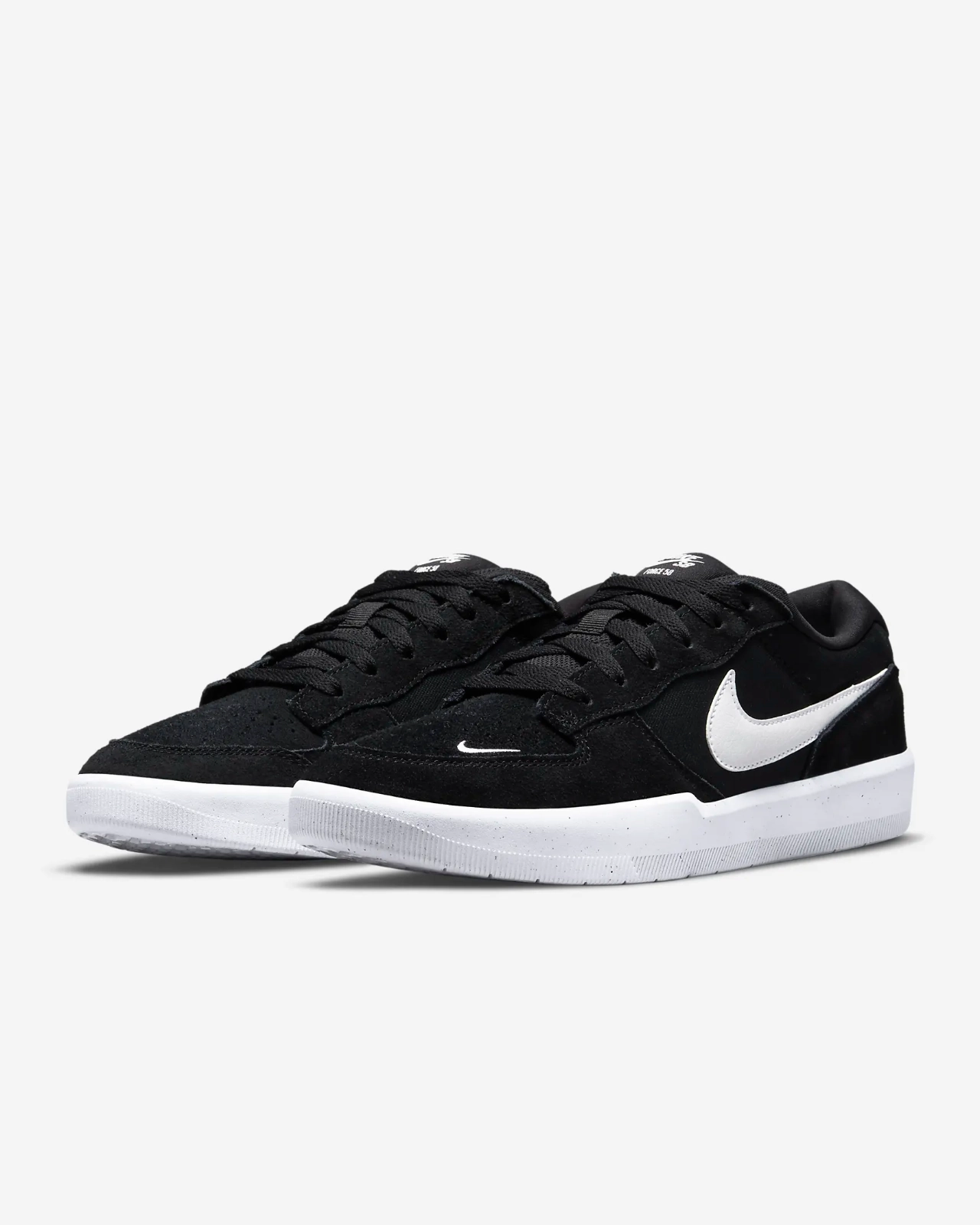 Nike SB Force 58 CZ2959-001 Sneakers Men's US 7.5 Black Suede Skateboard Shoes Mens Athletic Shoes clearance sale