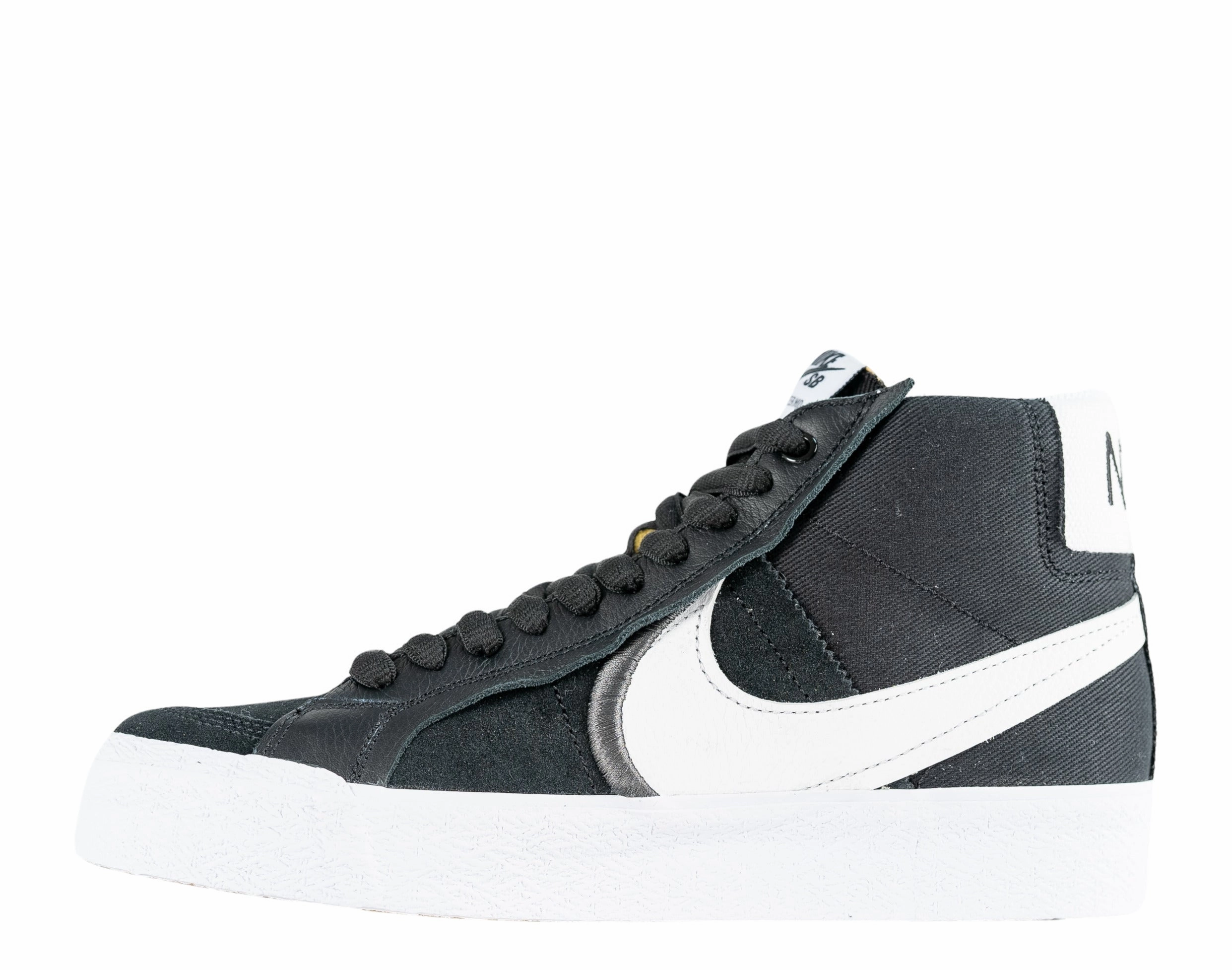 Nike SB Zoom Blazer Mid PRM Plus Men's Skateboard Shoes DR9144-001 Black White
