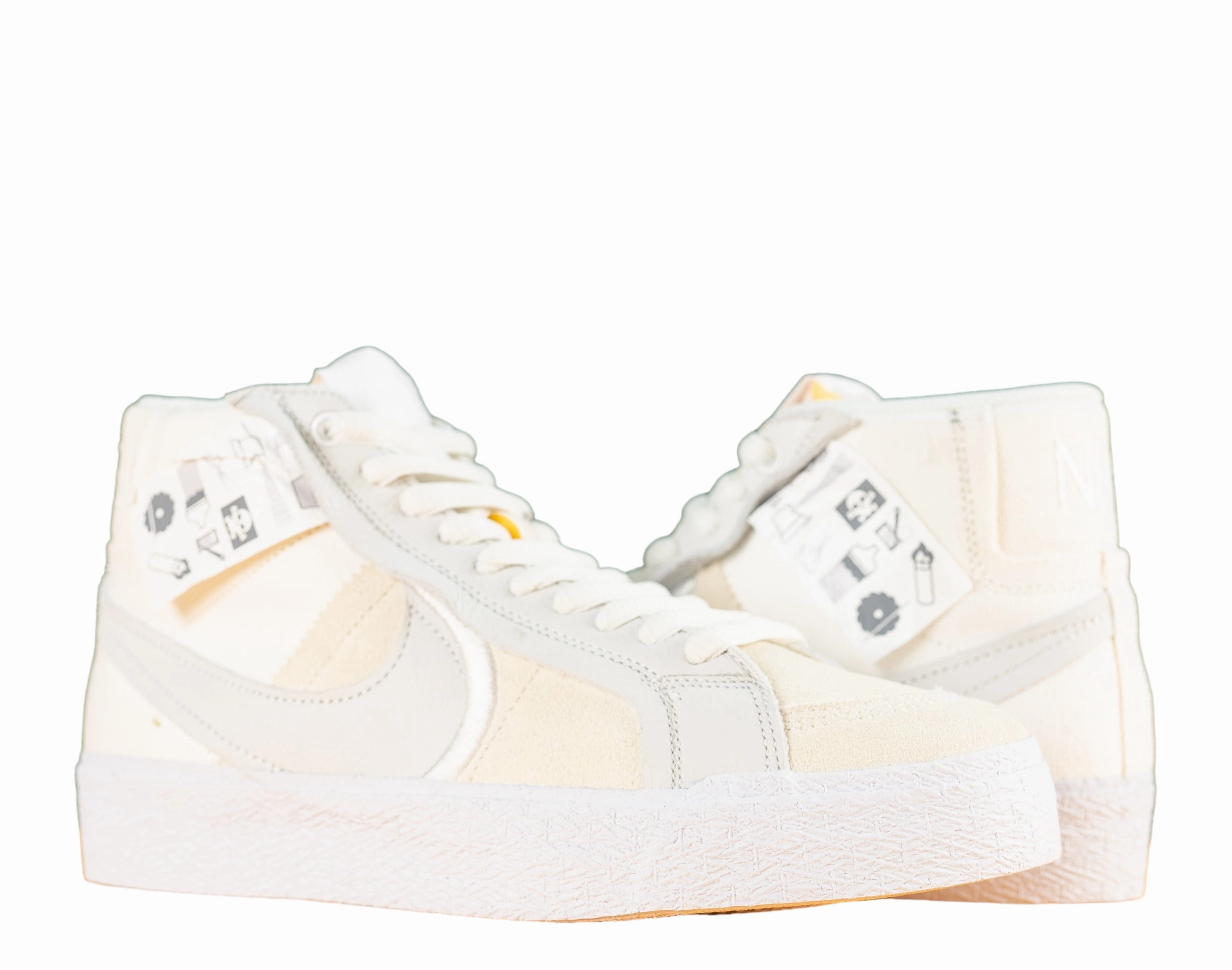 Nike SB Zoom Blazer Mid PRM Plus Men's Skateboard Shoes DZ7587-110 Summit White Mens Athletic Shoes clearance sale