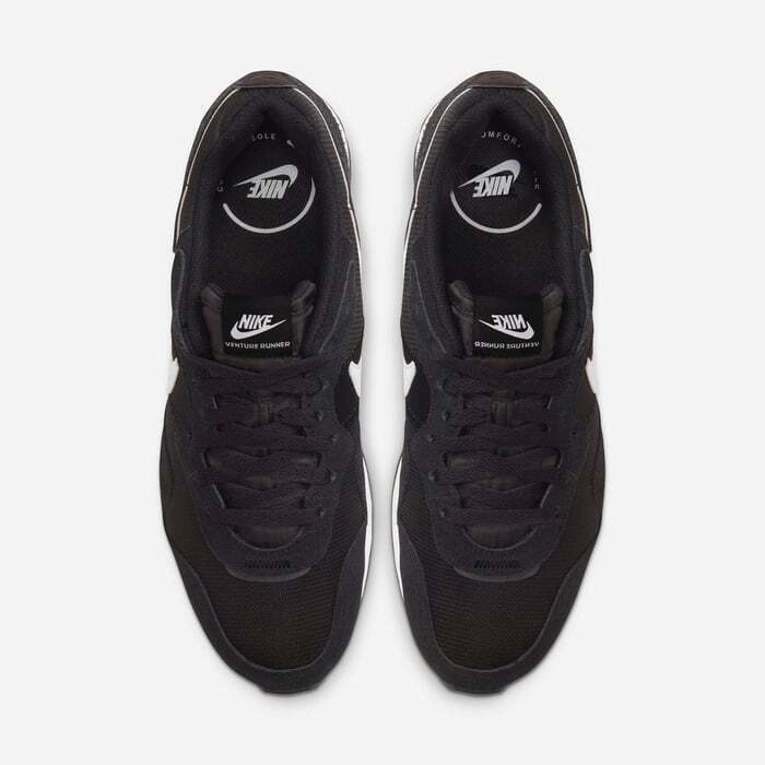 Nike Venture Runner CK2944-002 Sneakers Men's Black White Lace Up Running Shoes