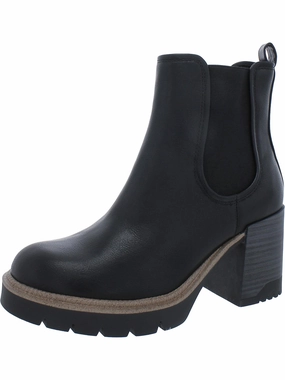 Nilo Womens Faux Leather Pull On Chelsea Boots Discount Boots for Women