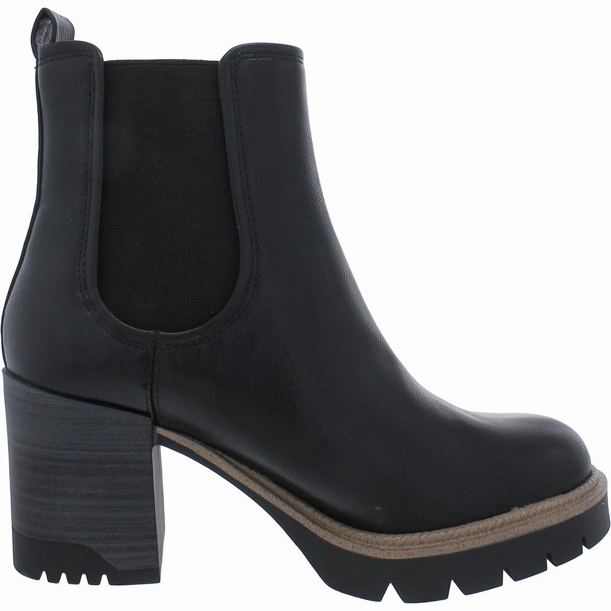 Nilo Womens Faux Leather Pull On Chelsea Boots