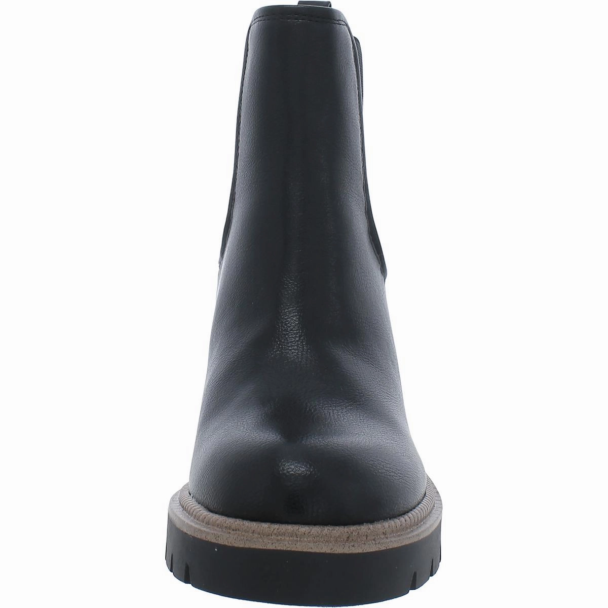 Nilo Womens Faux Leather Pull On Chelsea Boots