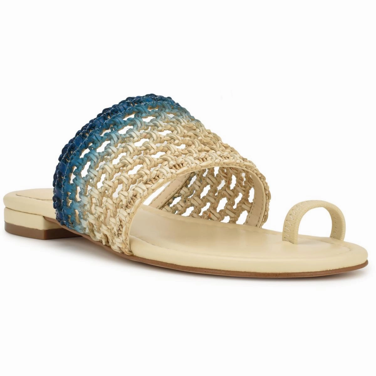 NOLAH2 Womens Toe ring Slide on Flatform Sandals