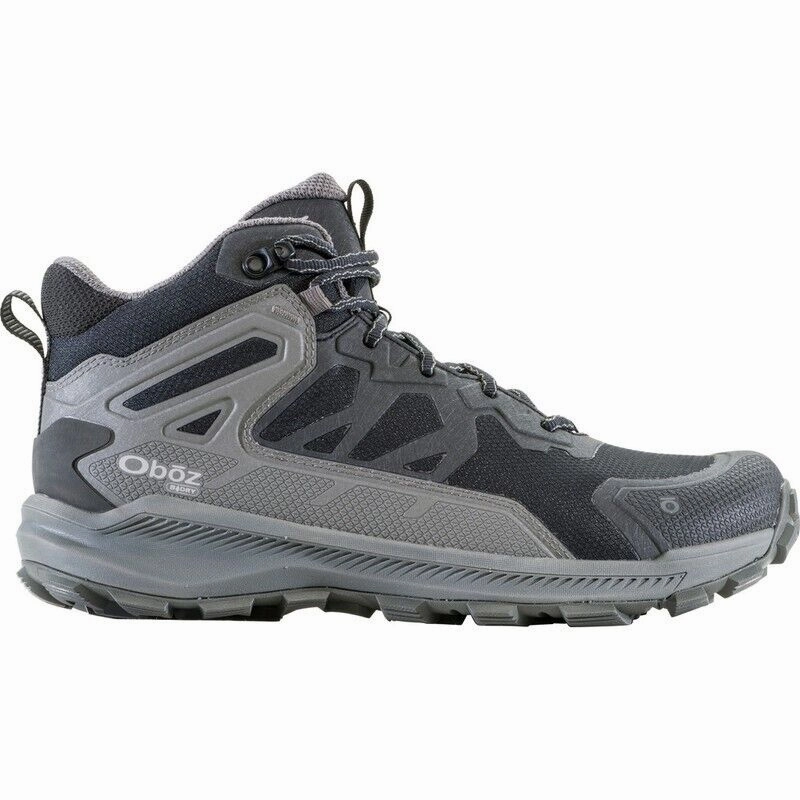 Oboz Katabatic Mid 46001 Men's US 14 Charcoal Waterproof Hiking Shoes TF5216