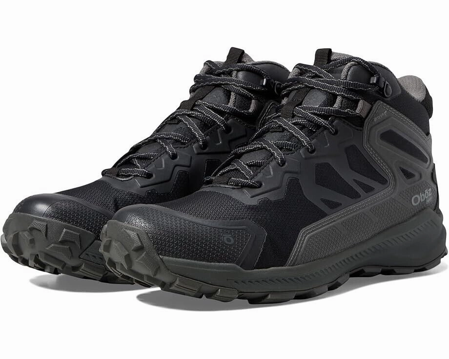 Oboz Katabatic Mid B-Dry Hiking Men's Size 8.5 Charcoal Mesh Ankle Boots TF5123 Mens Chukka Boots outlet deals