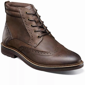 Odell Mens Perforated Leather Chelsea Boots Cheap Mens Boots & Chukkas