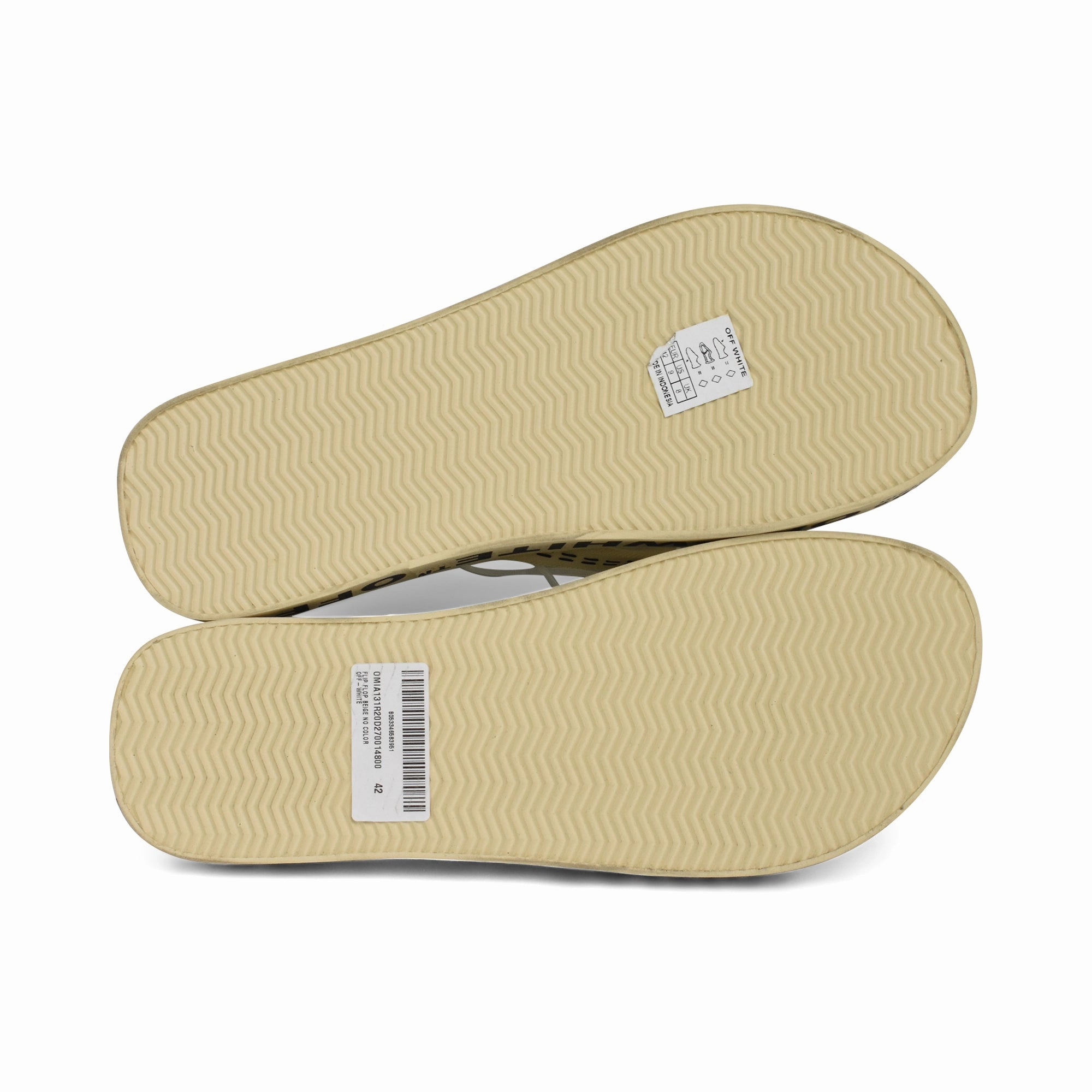 Off-White Flip Flops - Men's 42