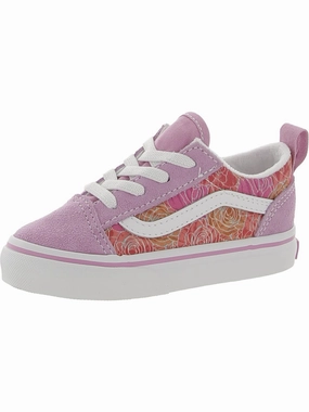 Old Skool Elas Girls Leather Toddler Casual and Fashion Sneakers Discount Girls Shoes with deals