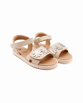 Old Soles Flower Sandy Leather Sandal Boys Sandals on clearance