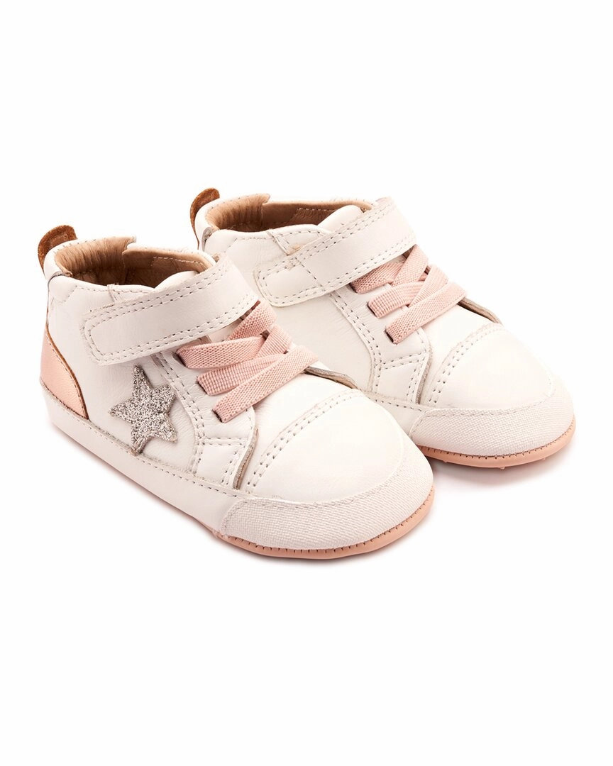 Old Soles Platinum Bub Leather Sneaker Baby & Toddler Shoes on sale