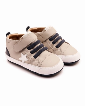 Old Soles Platinum Bub Leather Sneaker Baby & Toddler Shoes on sale