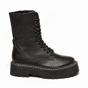 Olly Boot BLACK LEATHER Womens Boots & Booties promotion