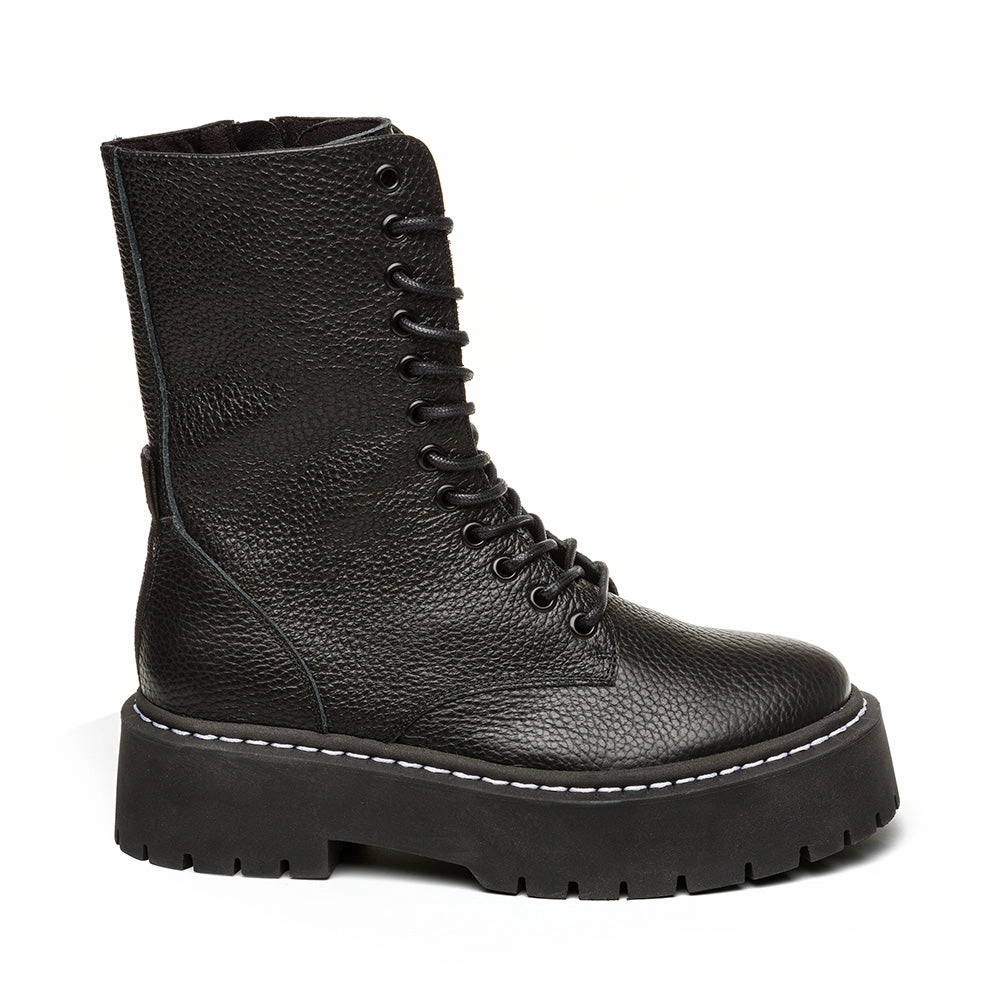 Olly Boot BLACK LEATHER Womens Boots & Booties promotion