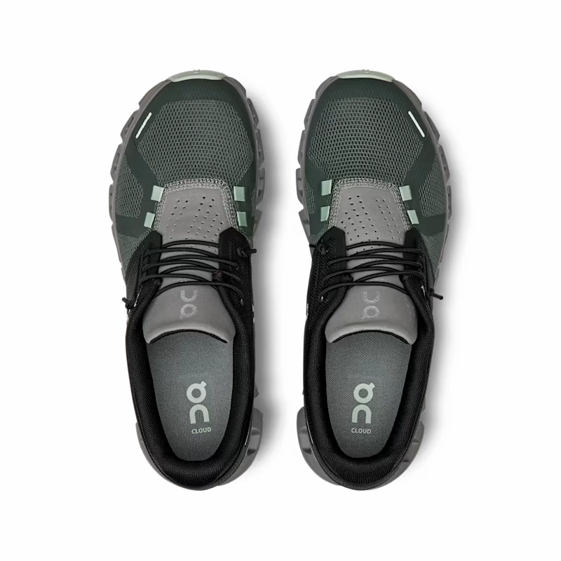 On Cloud 5 59-98158 Sneakers Women's 5 Black Lead Athletic Running Shoes KHD1626