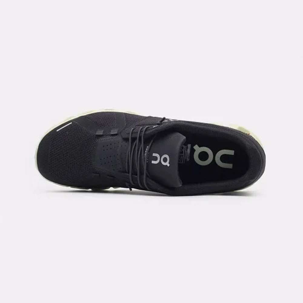 On Cloud 5 59.98887 Sneakers Men 12.5 Black Green Slip-On Athletic Running Shoes