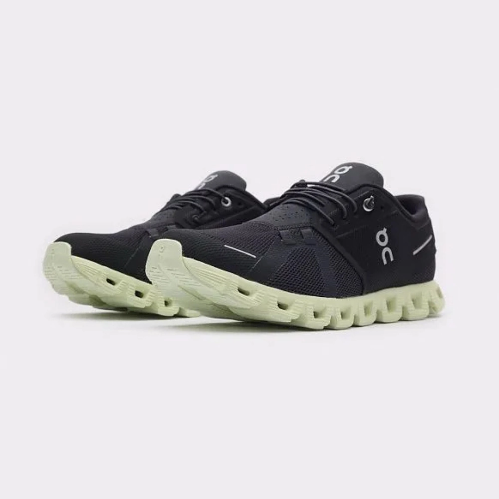 On Cloud 5 59.98887 Sneakers Men 12.5 Black Green Slip-On Athletic Running Shoes