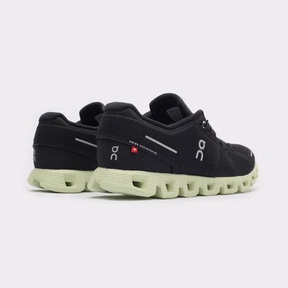 On Cloud 5 59.98887 Sneakers Men 12.5 Black Green Slip-On Athletic Running Shoes