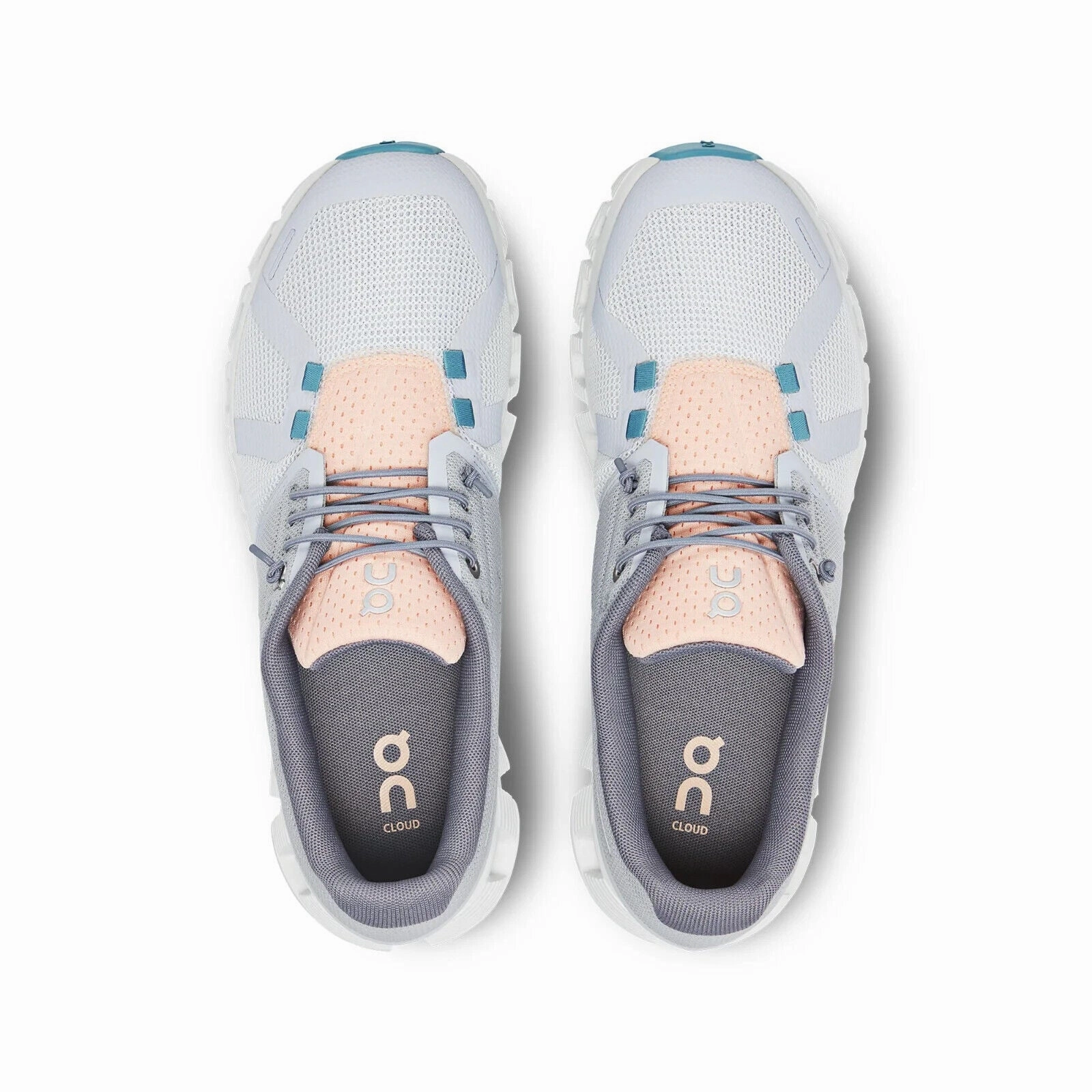 On Cloud 5 Push 69.98353 Sneaker Women's Glacier Undyed White Running Shoes