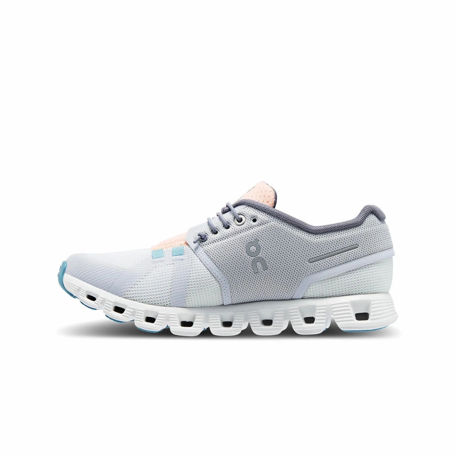 On Cloud 5 Push 69.98353 Sneaker Women's Glacier Undyed White Running Shoes Athletic Shoes for Women discount