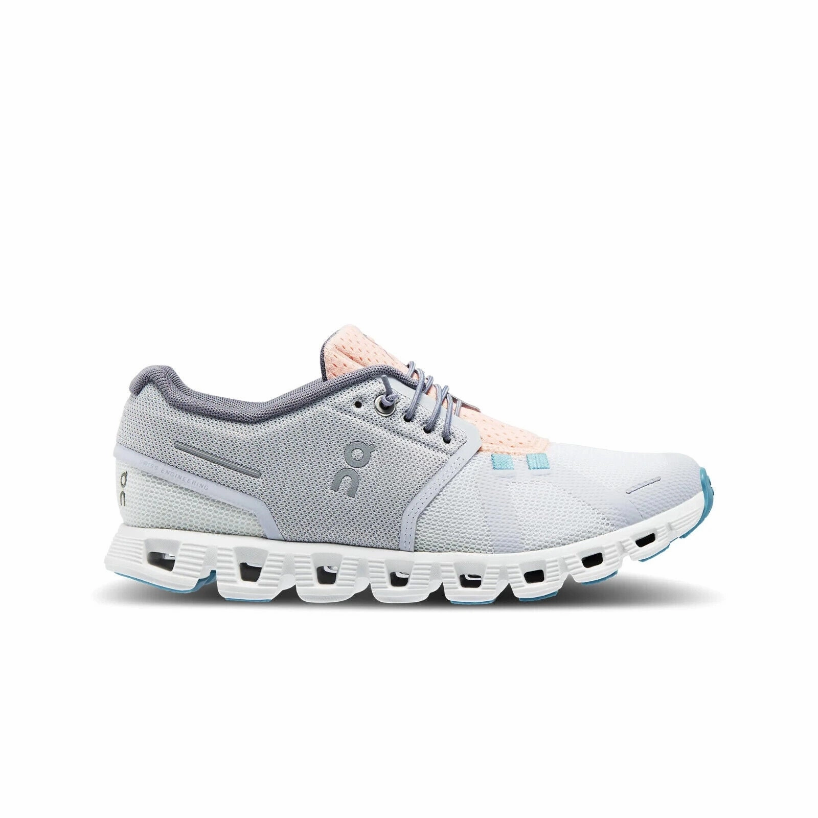 On Cloud 5 Push 69.98353 Sneaker Women's Glacier Undyed White Running Shoes