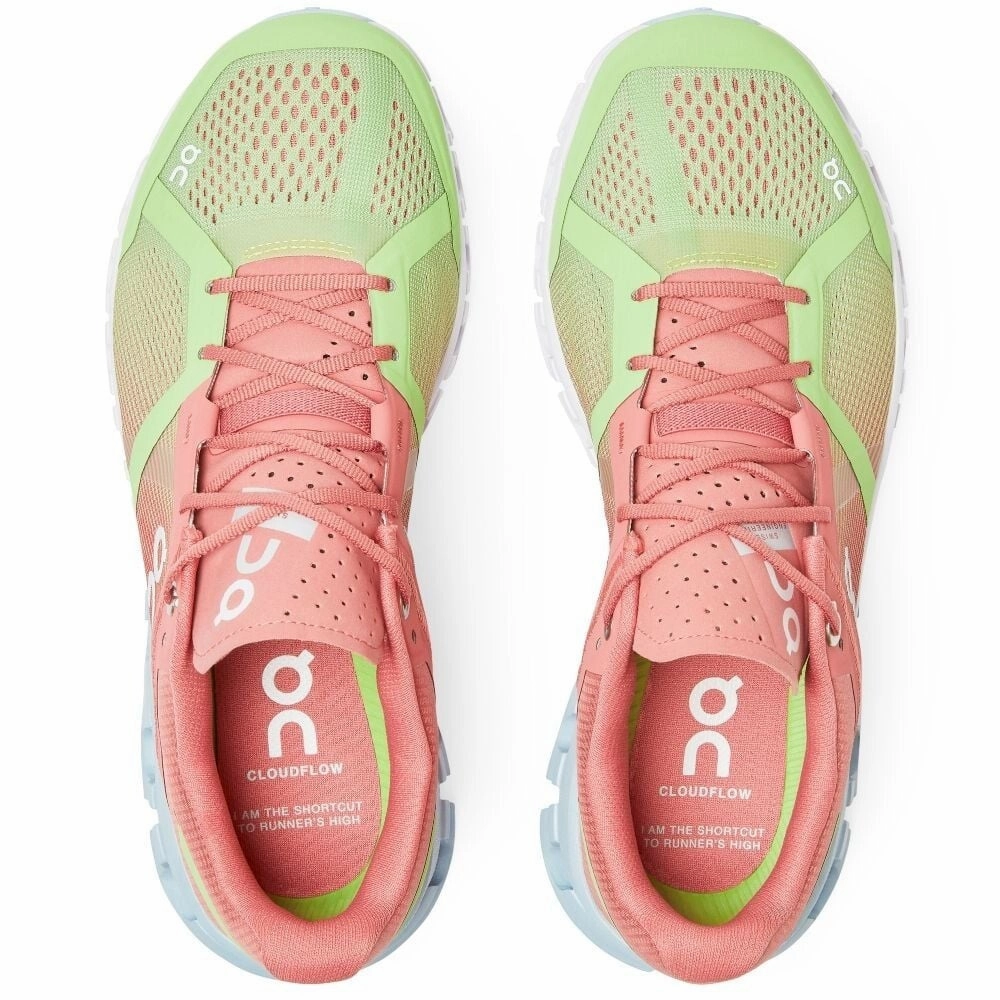 On Cloudflow 25.99779 Sneakers Women's US 10 Guava Lace Up Running Shoes ZPO3232
