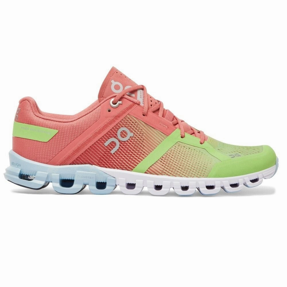 On Cloudflow 25.99779 Sneakers Women's US 10 Guava Lace Up Running Shoes ZPO3232