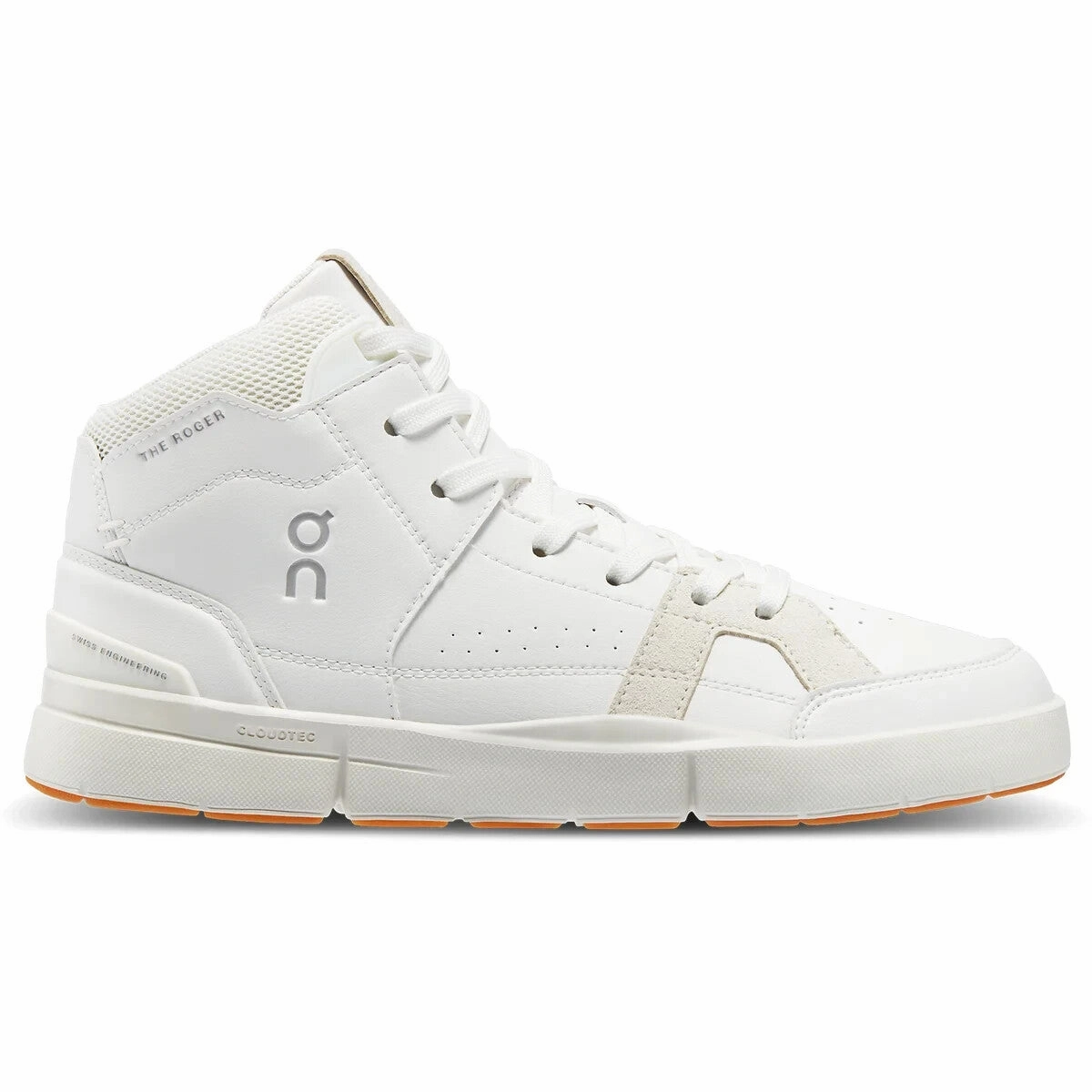 On The Roger Clubhouse Mid 98.98327 Women's US 9 White Lifestyle Shoes DWA434