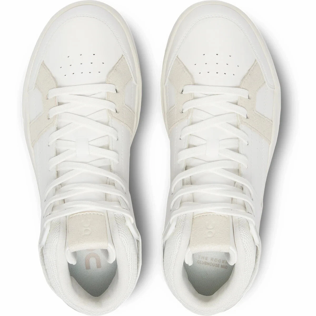On The Roger Clubhouse Mid 98.98327 Women's US 9 White Lifestyle Shoes DWA434