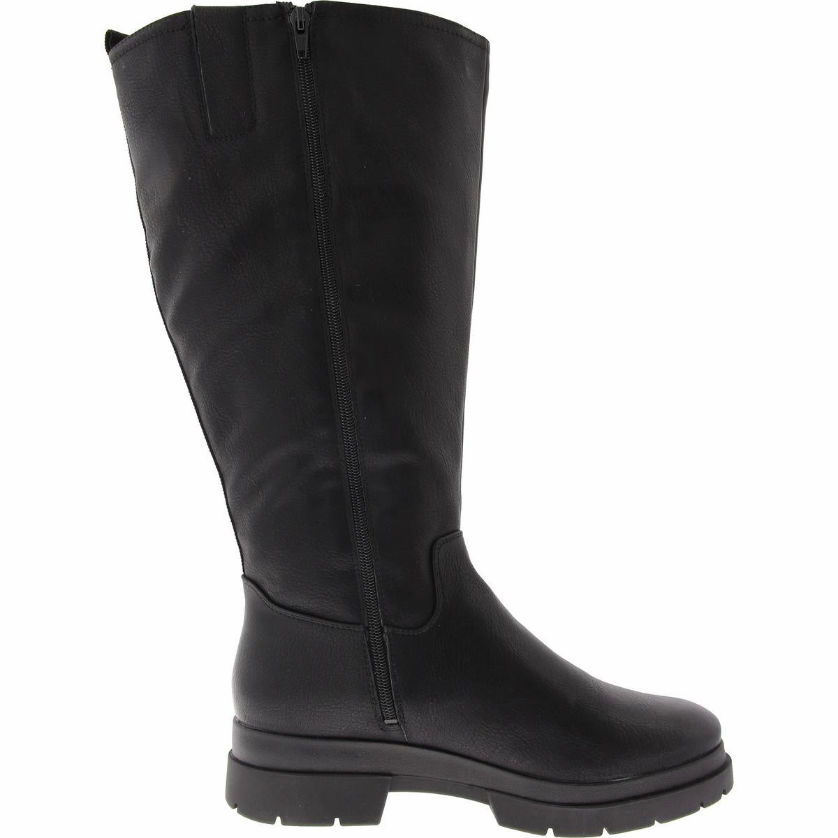 Orchid Womens Faux Leather Padded Insole Knee-High Boots