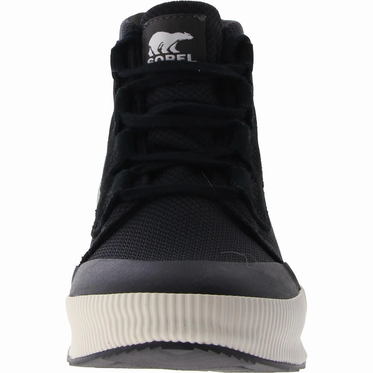Out N About III Womens Leather Trim Waterproof High-Top Sneakers